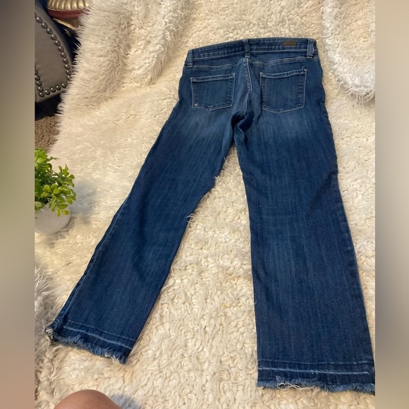 KUT FROM THE KLOTH crop raw hem jeans 8 straight leg - Picture 11 of 11